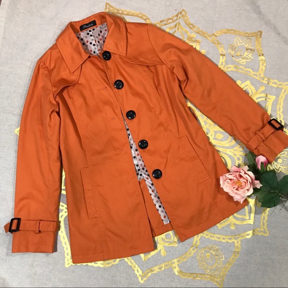 Pendora Jackets & Blazers - Pendora Orange Jacket Sz M (K33)